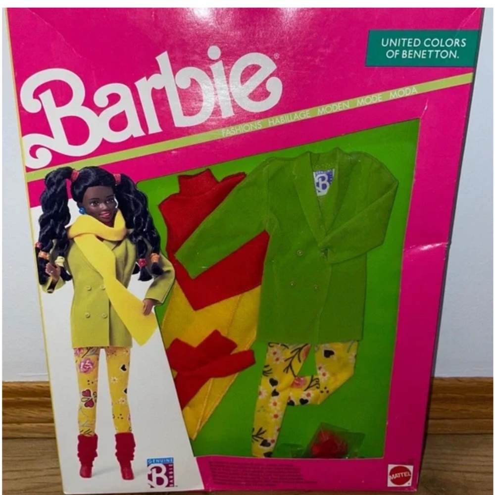 BARBIE - United Colors of Benetton Fashion - Vintage 1990 NIB